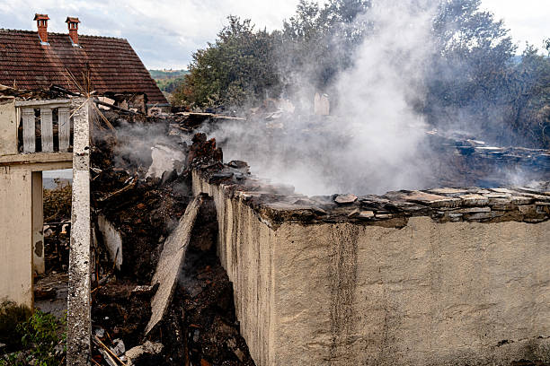 Professional Fire Damage Removal technician working in Franklin Park, PA